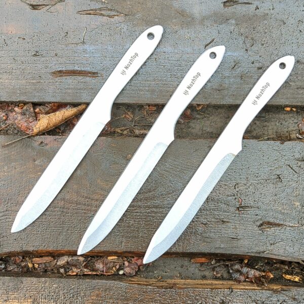 Подарочный набор ножей Freeknife M1 Сет из трех ножей с кожаным чехлом — изображение 3